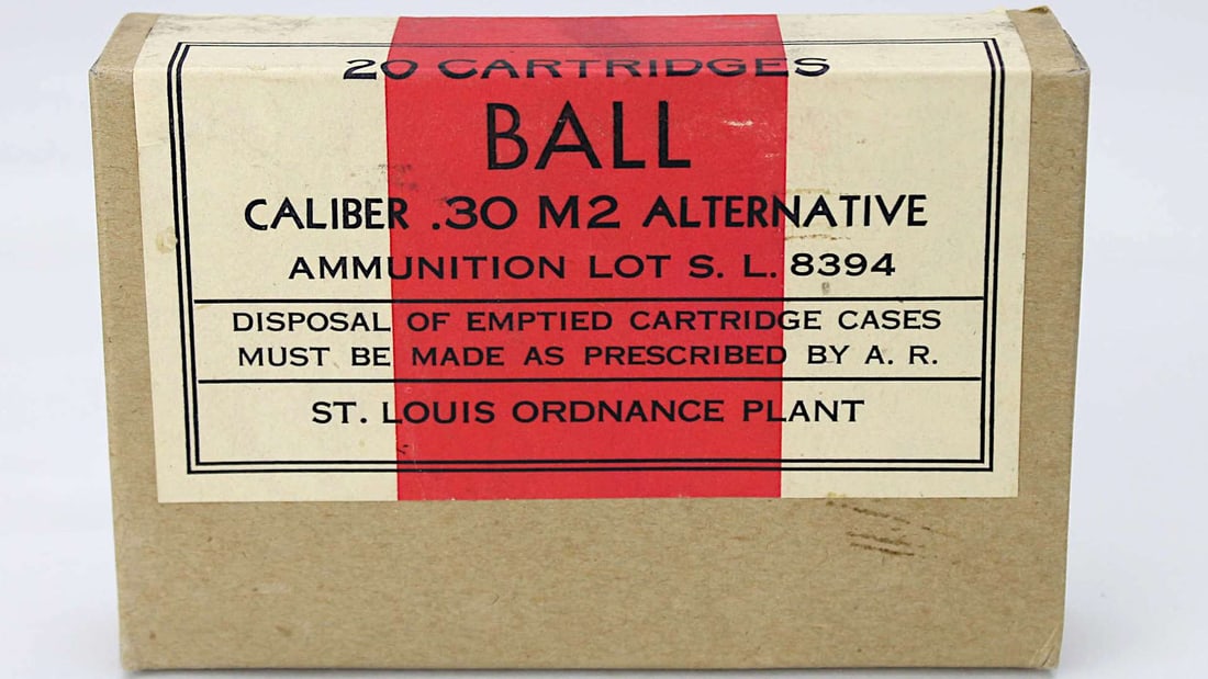 Rare 33 Lbs. (520 Qty.) of .30 CAL. M2 BALL Ammunition in Sealed Spam Can  - 4