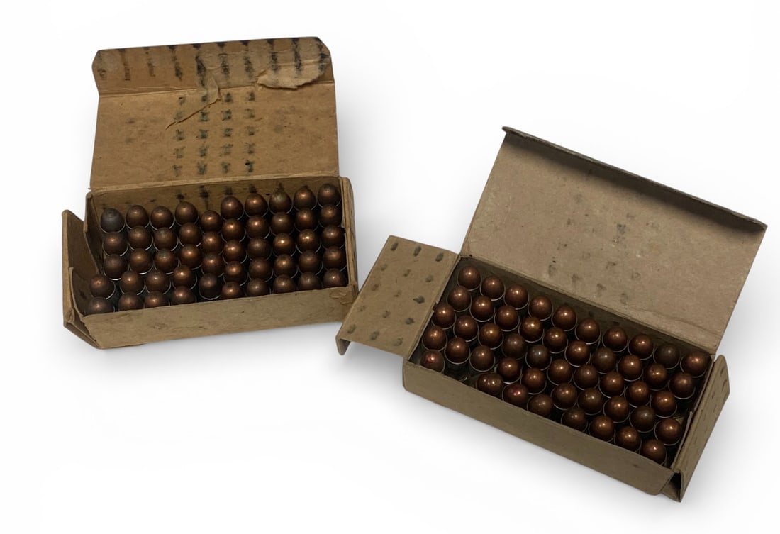 99rds. of .45 AUTO M1911 Factory Evansville Ordnance Plant Ammunition in Box  - 2