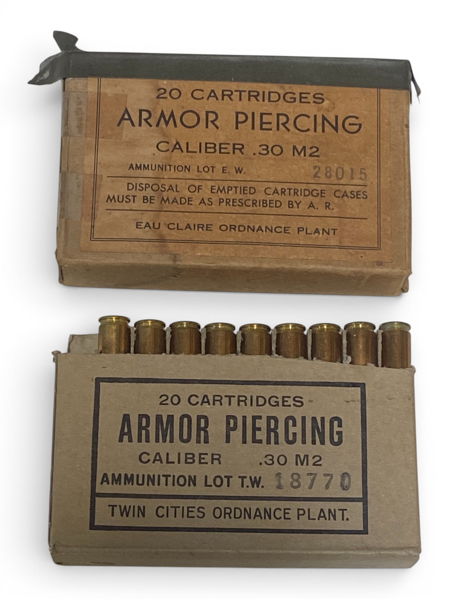 37rds. of .30-06 SPRG. M2 Ammunition in Box  (1 of 2)