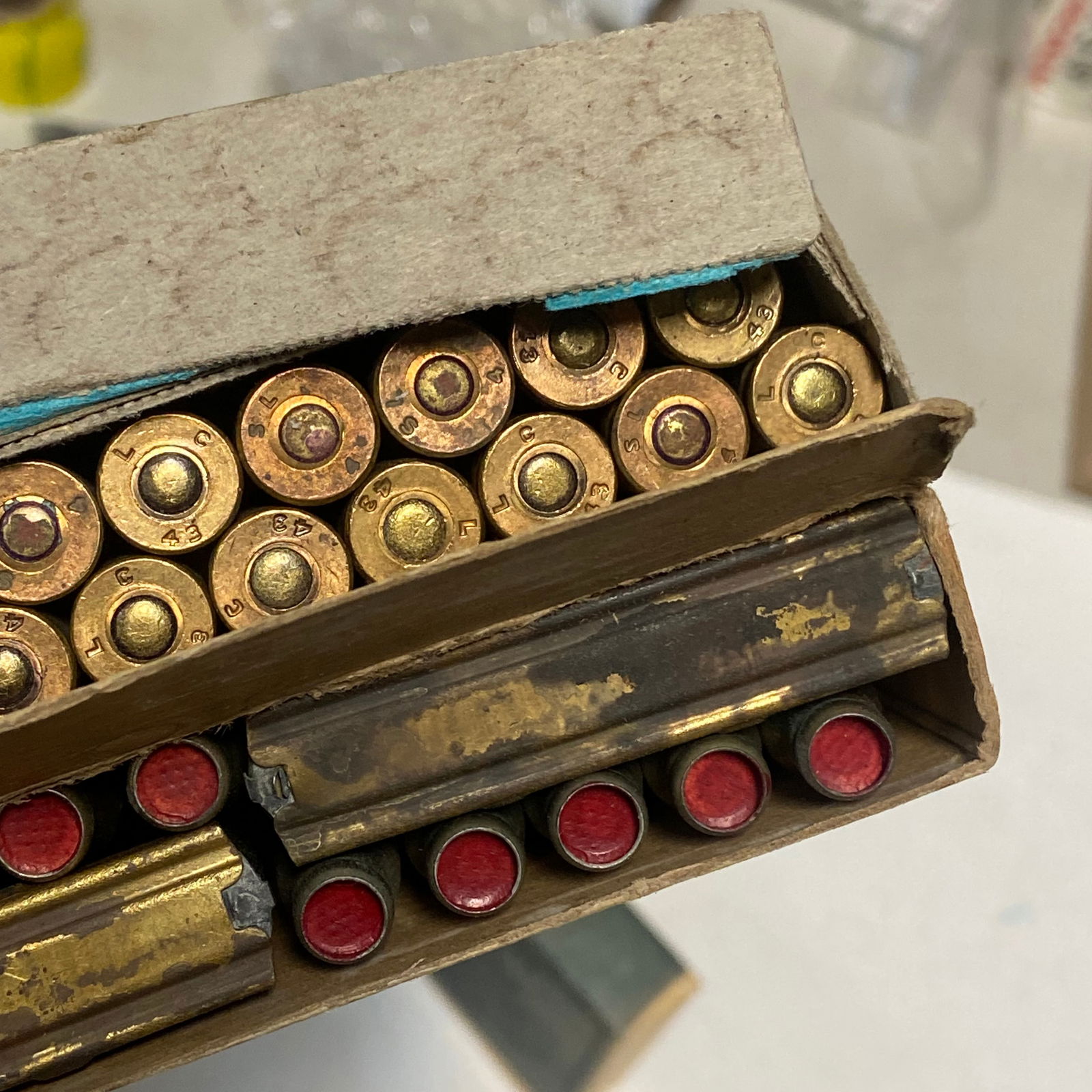 60rds. of .30 CAL. (.30-06 SPRG.) M1909 Factory Blanks in Box  - 3