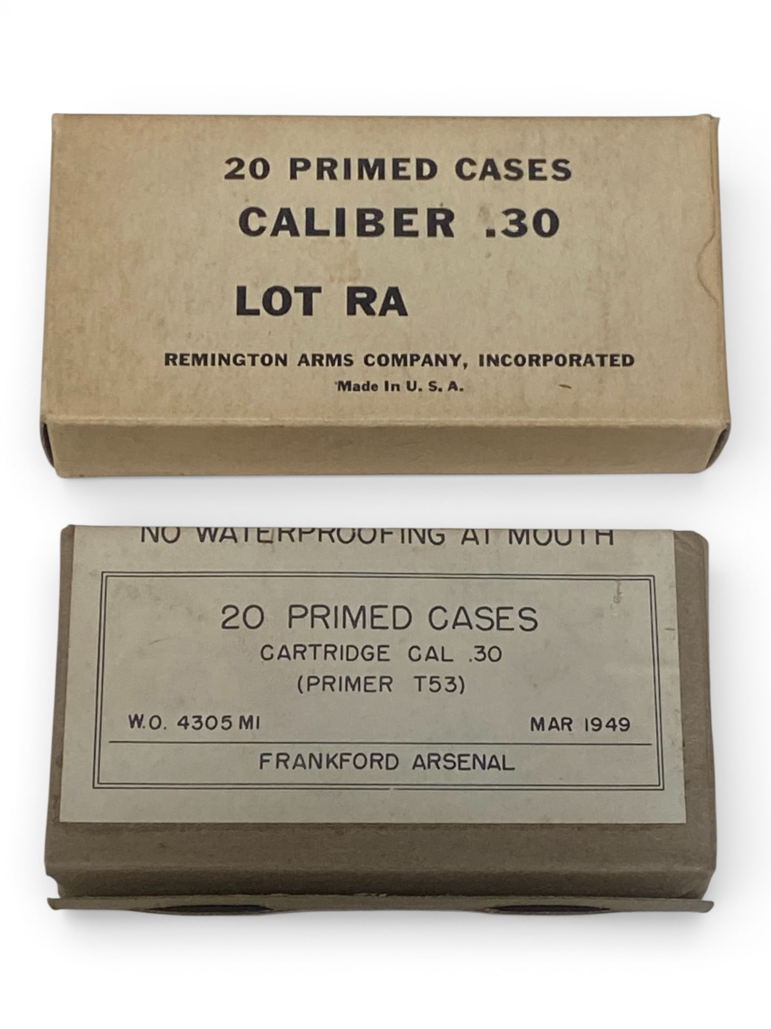 40rds. of .30 CAL. Primed Cases in Box: See photos 