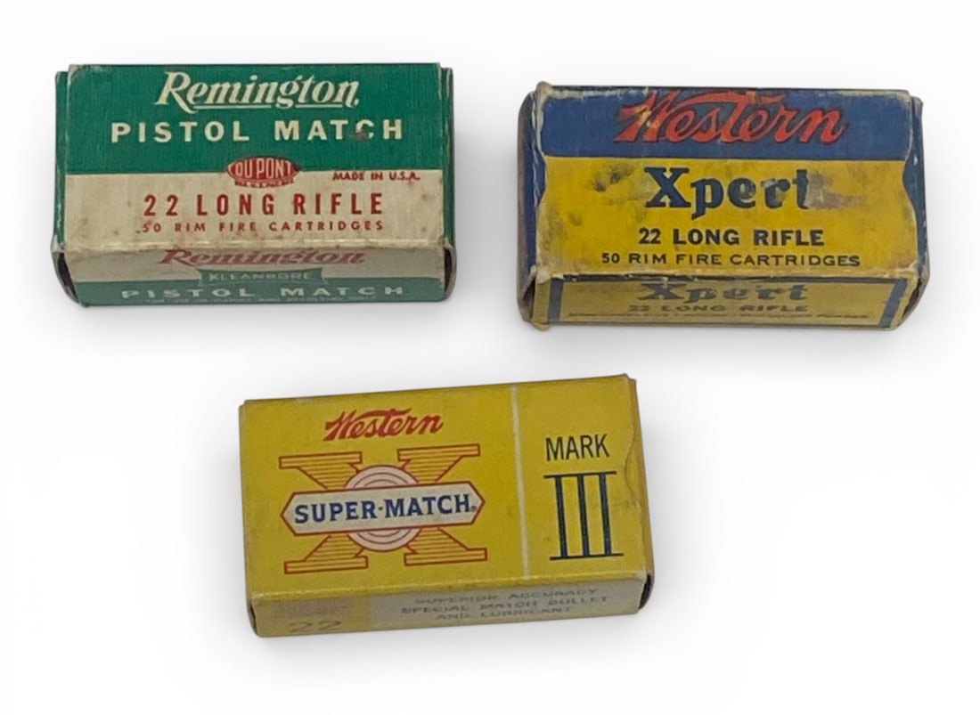NIB Vintage Approx. 150rds. of .22 LR Ammunition in Box (1 of 6)
