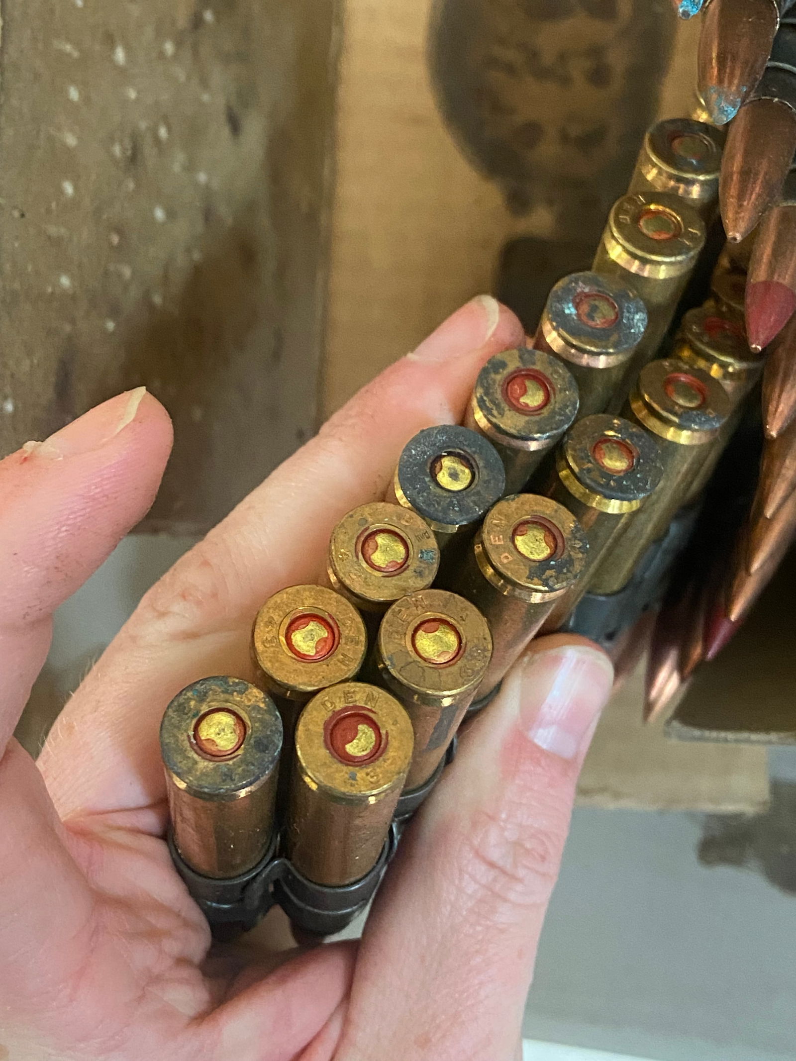 14.0 Lbs. of WWII "DEN 43" .30-06 SPRG. Ammunition in Surplus Boxes - 3