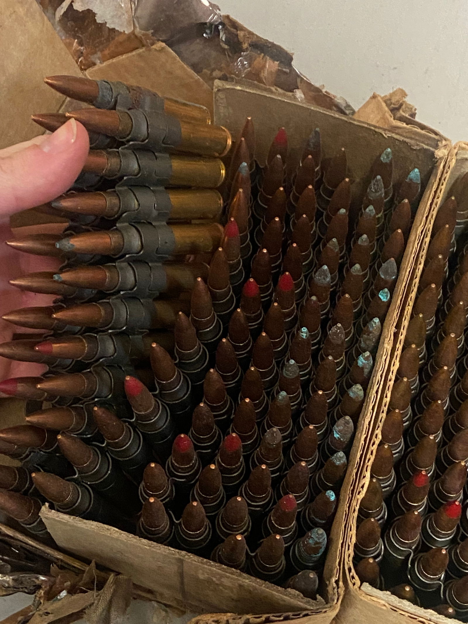 14.0 Lbs. of WWII "DEN 43" .30-06 SPRG. Ammunition in Surplus Boxes - 2
