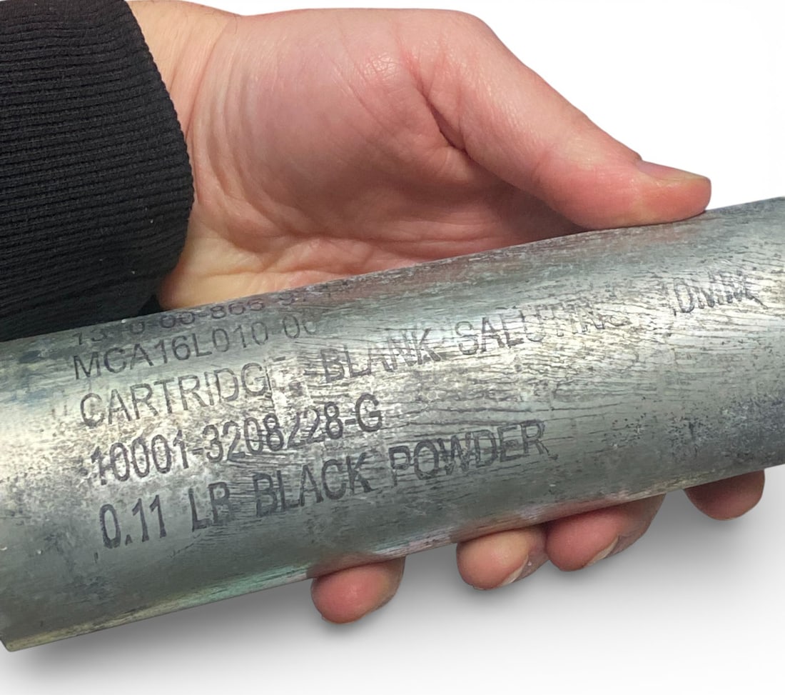 (3) Collectible USN 40mm Saluting Shells  - 4