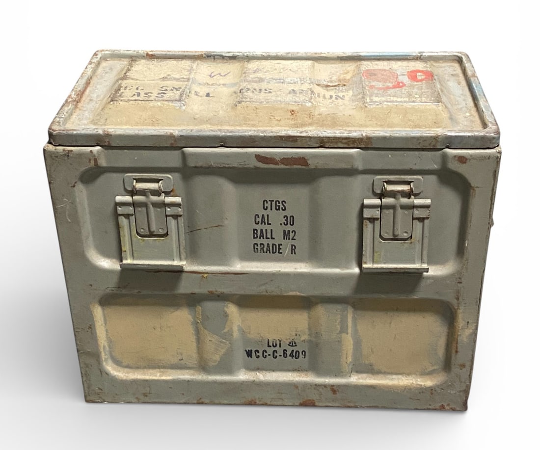 Large M2 Ball 30-06 Empty Military Ammo Can (1 of 6)