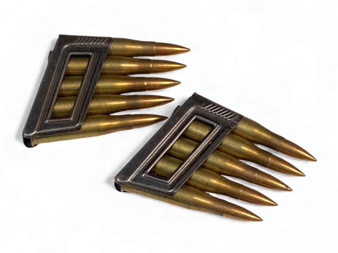 Box of German WWII Nazi 8x56mmR STEYR M30 S-Patronen 8x56r Ammo - Austrian M97 - 3