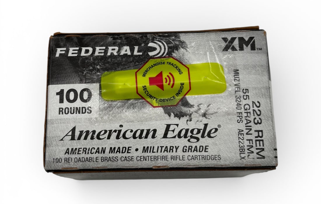 NIB 100rds. of .223 REM. Federal American Eagle 55gr FMJ Ammunition - 2