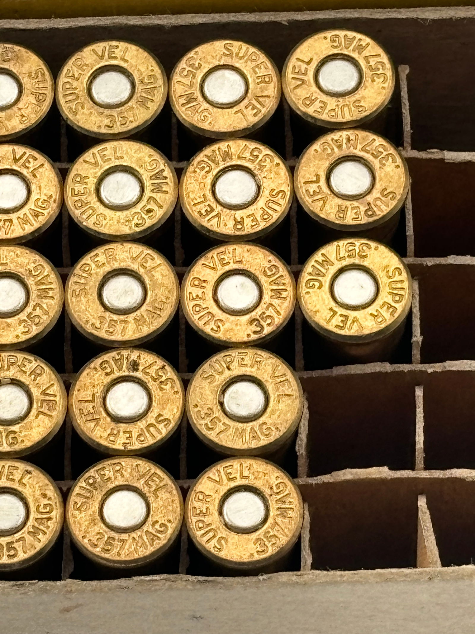 NOS Rare Vintage 33rds. of .357 MAG. 110gr. JSP Super Vel Ammunition - 5