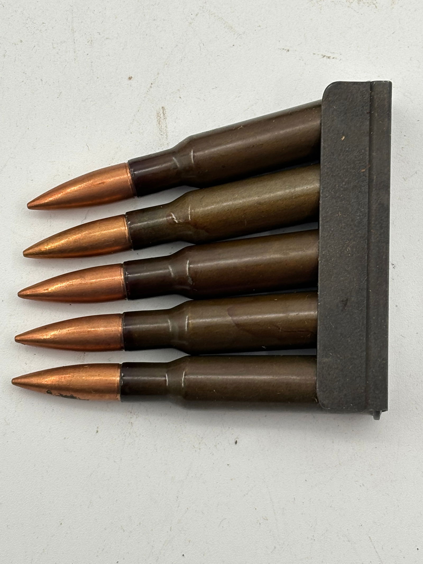 45rds. of 7.62x54r Factory Ammunition on Stripper Clips - 3