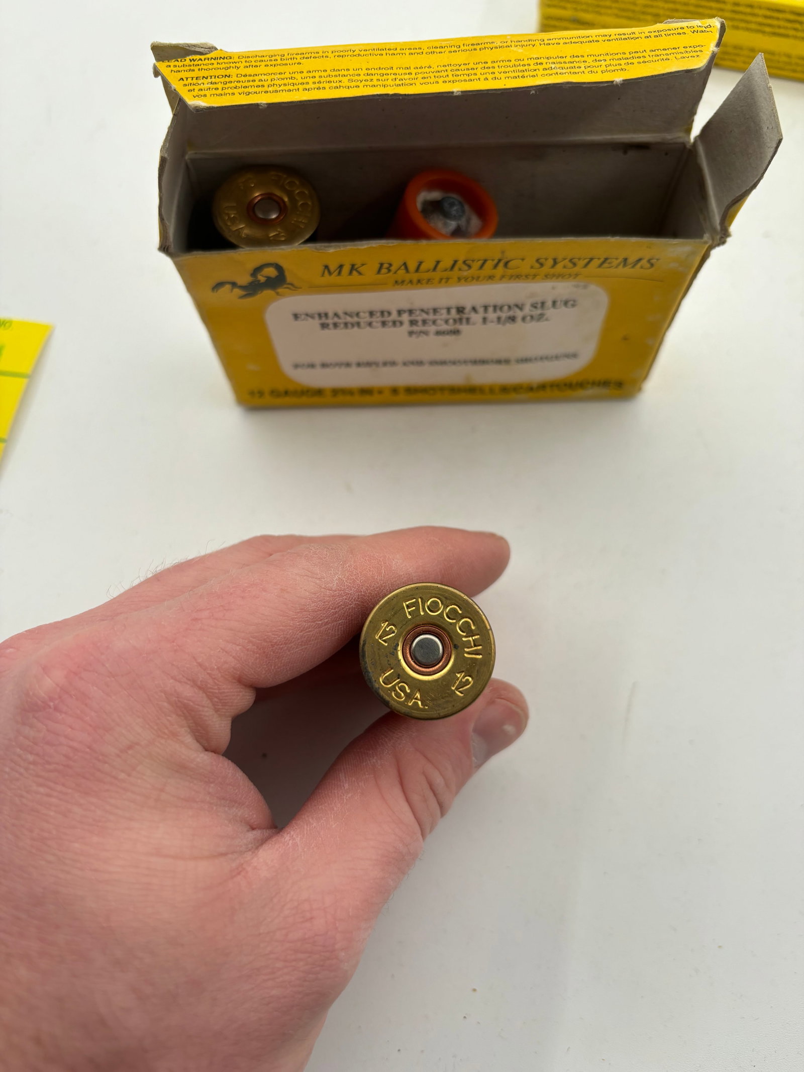 NIB Vintage 12rds. of 12 GA. 2-3/4" MK Ballistic Systems LE Shotgun Ammunition - 3