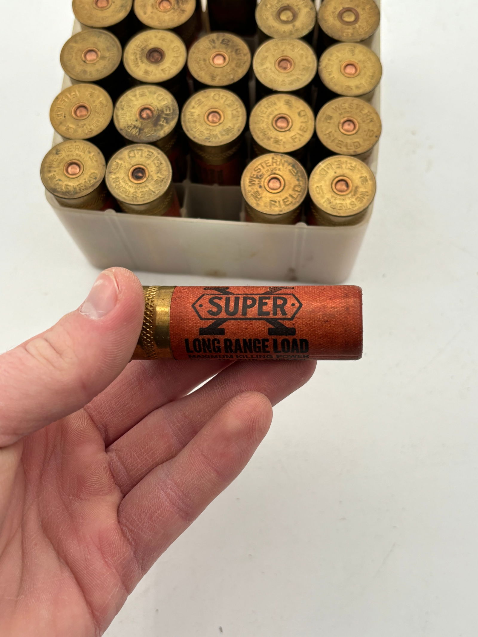 24rds. of Vintage 10 GA. Western Super-X Long Range Load Shotgun Ammunition - 2