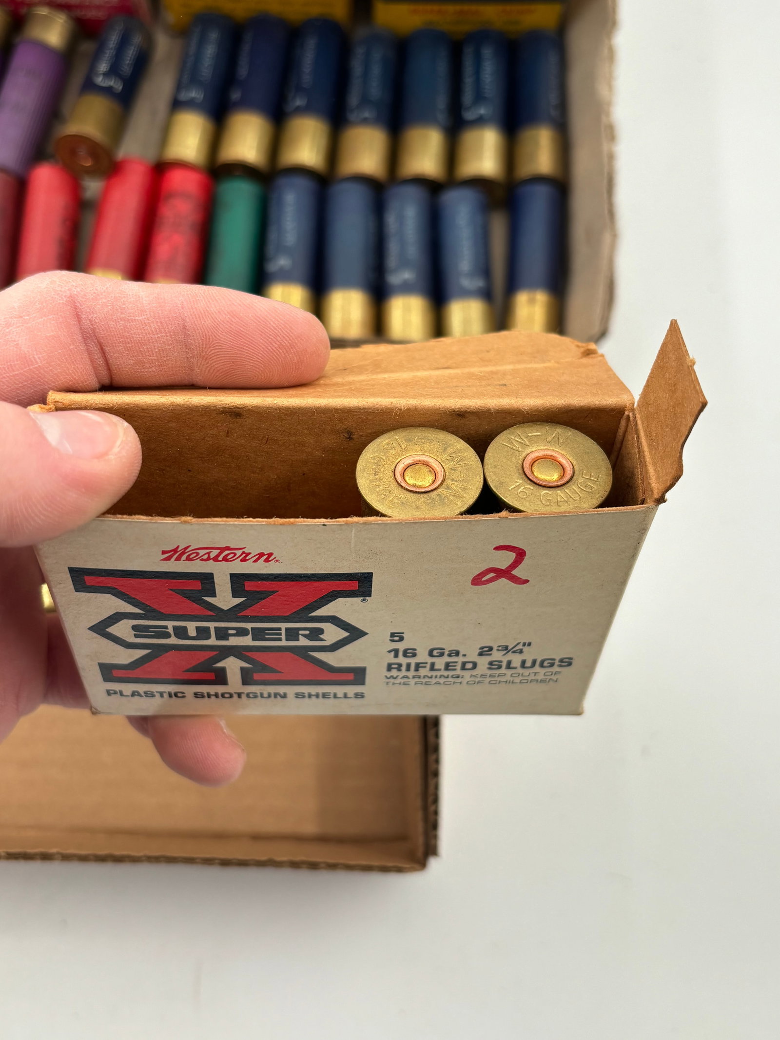 42rds. of Various 16 GA. And 8rds. of 20 GA. Shotgun Ammunition - 12