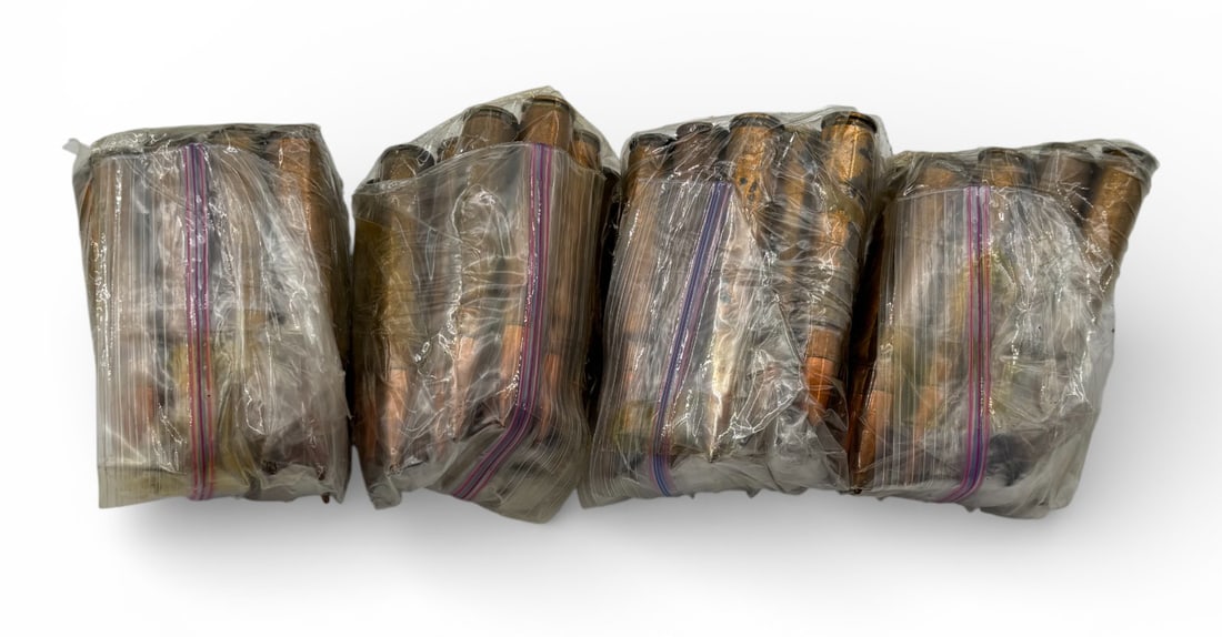 60rds. of 7.65x54 ARG. SF-75 Factory Ammunition: In (4) 15rd. bundles