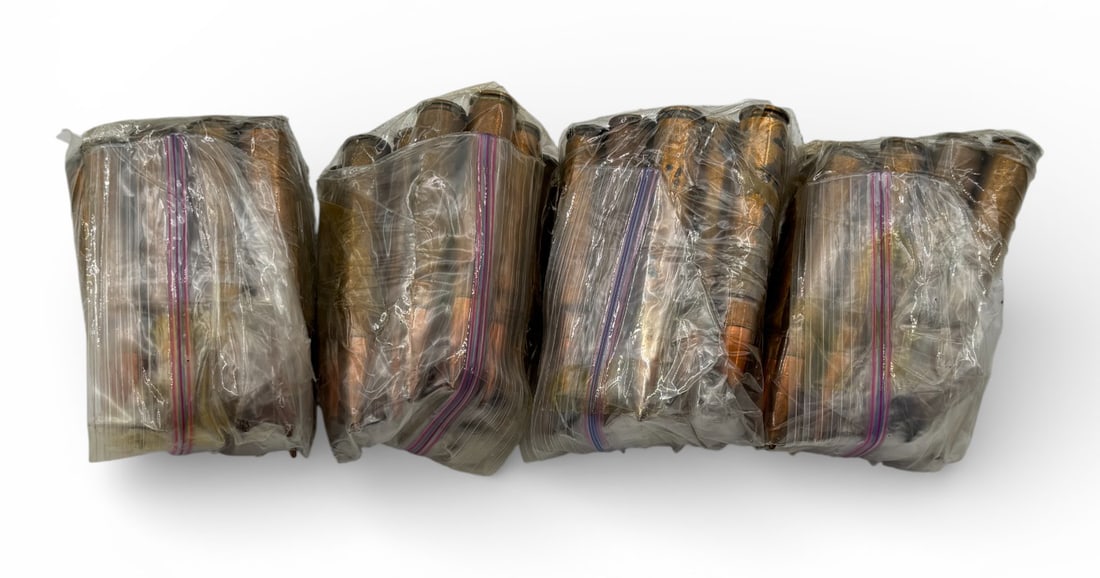 60rds. of 7.65x54 ARG. SF-75 Factory Ammunition: In (4) 15rd. bundles