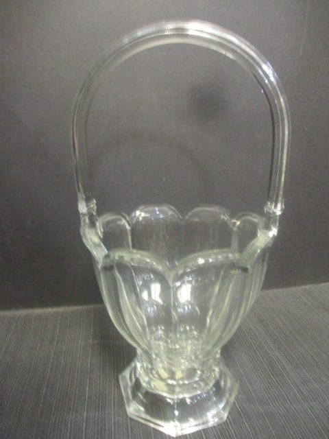 Heisey Glass Colonial Basket: 13"
