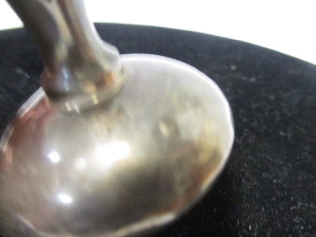 Sterling Weighted 4" Candleholder & Sterling 3 1/2" Baby Rattle - 9