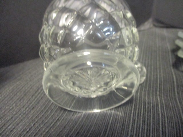 Fostoria American Cube Design Punch Bowl/Stand/12 Cups/ - 4