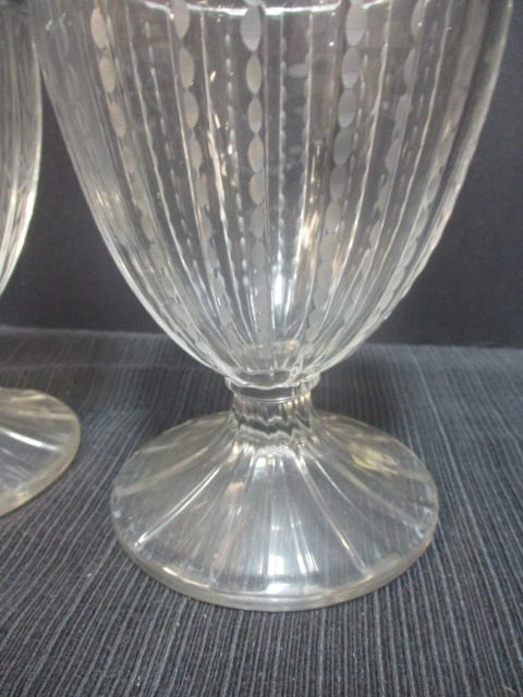 Heisey Glass Footed Covered Urns (Lot of 2) - 2