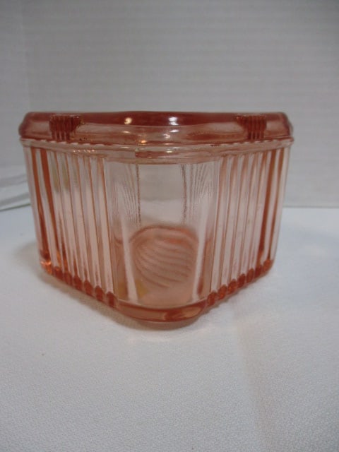 Pink Depression Glass Grouping-Kellog's Measuring Cup, - 4
