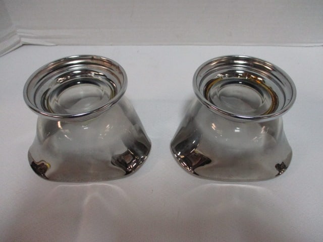 Ombre Design MCM Glass Pedestal Bowls - 10