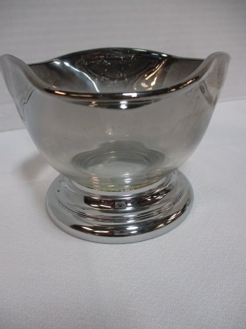 Ombre Design MCM Glass Pedestal Bowls - 5