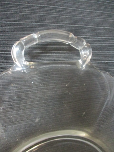 Fostoria Clear Glass Handled Platter - 2