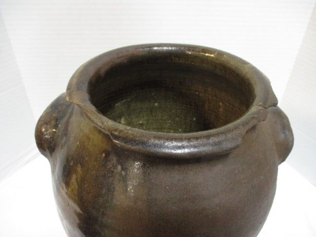 Stoneware Pottery Salt Glaze Crock - 11