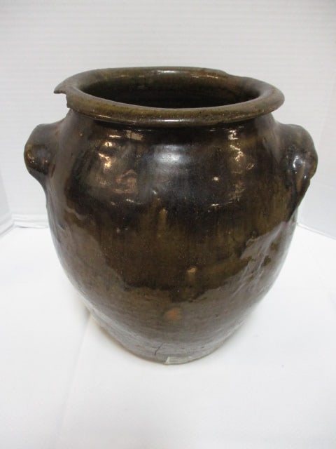 Stoneware Pottery Salt Glaze Crock - 2