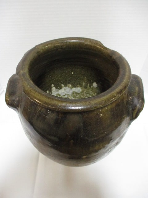 Stoneware Pottery Salt Glaze Crock - 3
