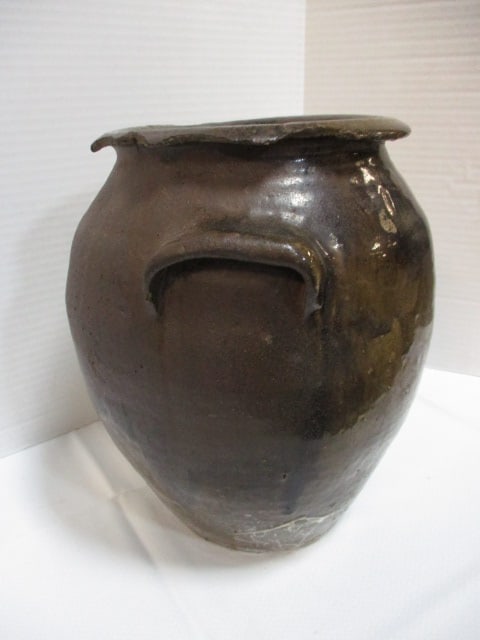 Stoneware Pottery Salt Glaze Crock - 5