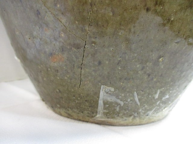 Stoneware Pottery Salt Glaze Crock - 9
