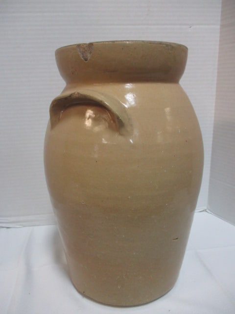 Stoneware Salt Glaze Crock #3 w/lid - 4