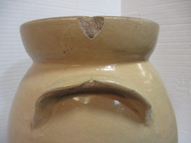 Stoneware Salt Glaze Crock #3 w/lid - 5