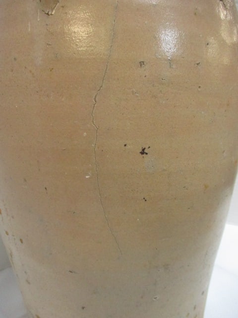 #3 Stoneware Salt Glaze Pottery Crock (no lid) - 12