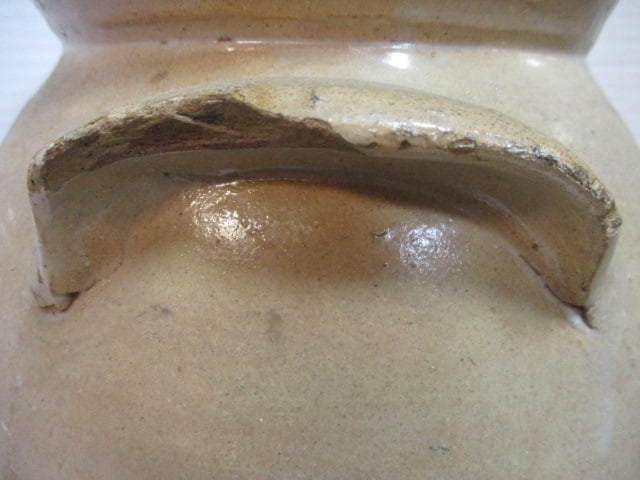 #3 Stoneware Salt Glaze Pottery Crock (no lid) - 5