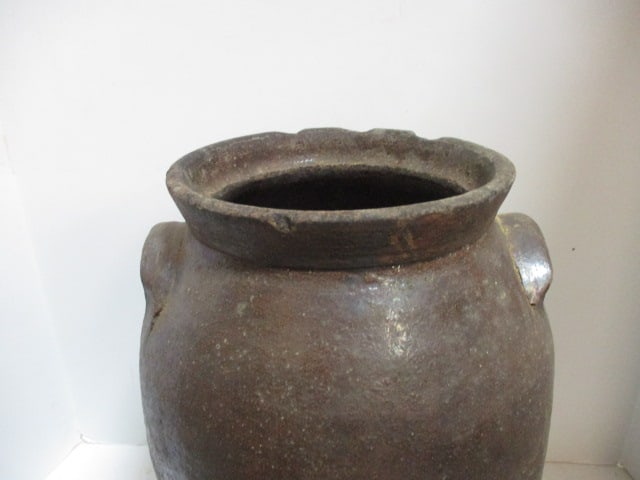 Salt Glaze Stoneware Churn w/Lug Handles - 2