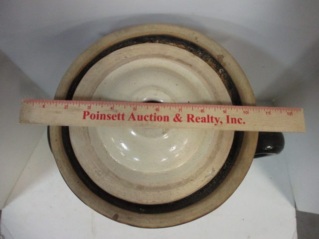 Nelson McCoy #5 Stoneware Pottery Crock w/lid - 11