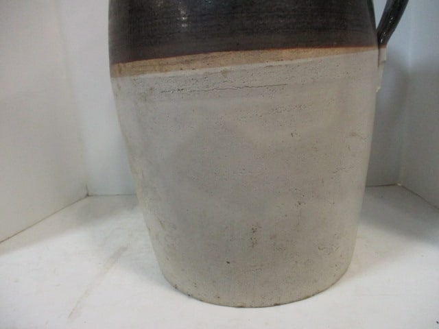 Nelson McCoy #5 Stoneware Pottery Crock w/lid - 6