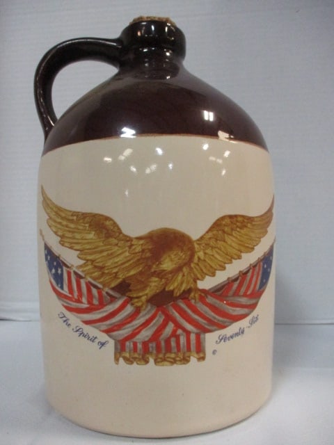 McCoy? (Spirit of Seventy Six) National Museum of Art: Pottery Jug 13" 