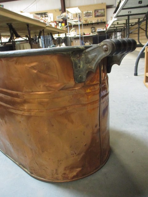 Oval Copper Boiling Pot - 6