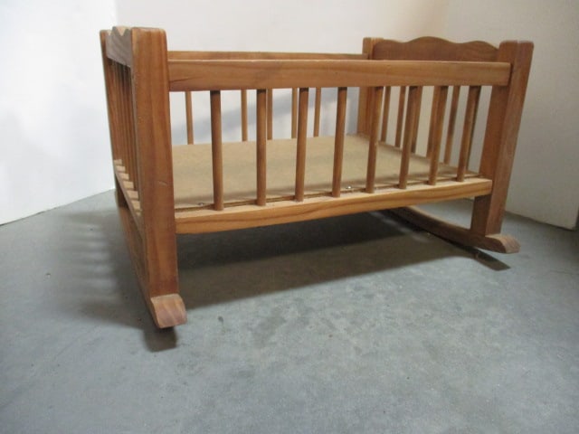 Rocking Doll Crib: 18 x 13 x 11 