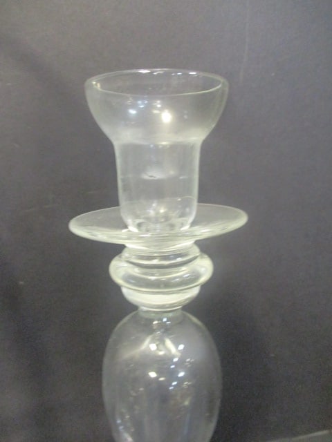 Vase Shaped Martini Glass 15 1/2" & Crystal Handleholders 12" - 2