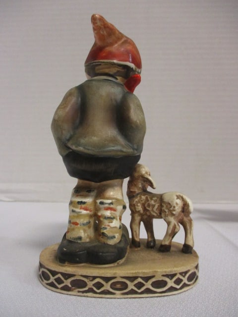 Hummel Type (School Boys & Boy w/Lamb) Figurines - 4