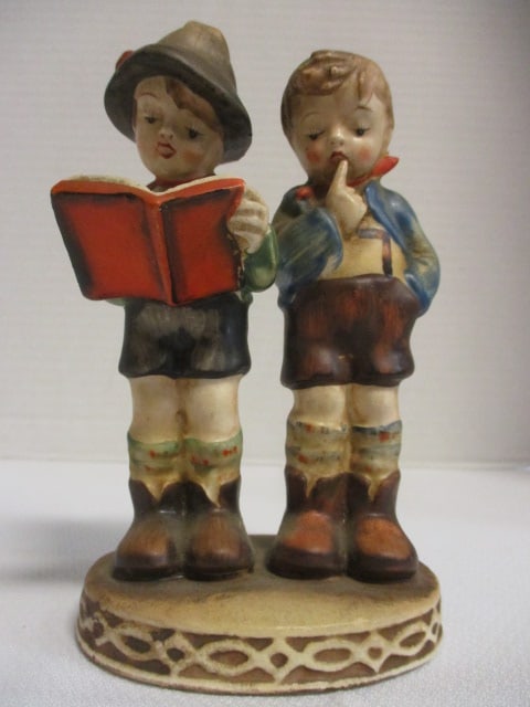 Hummel Type (School Boys & Boy w/Lamb) Figurines - 7