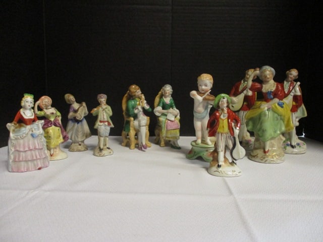 Musicians & Misc. Figurines Grouping: see all pictures 