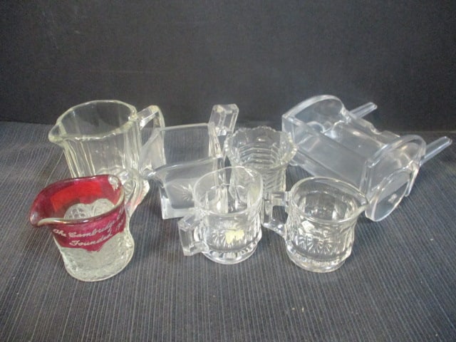 Heisey & Misc. Small Glass Items Grouping: see all pictures 