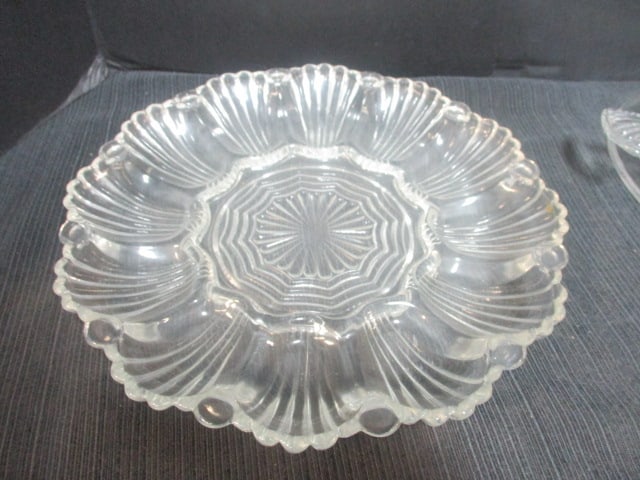 Fireking Glass Trivet & Glass Egg Dish - 4