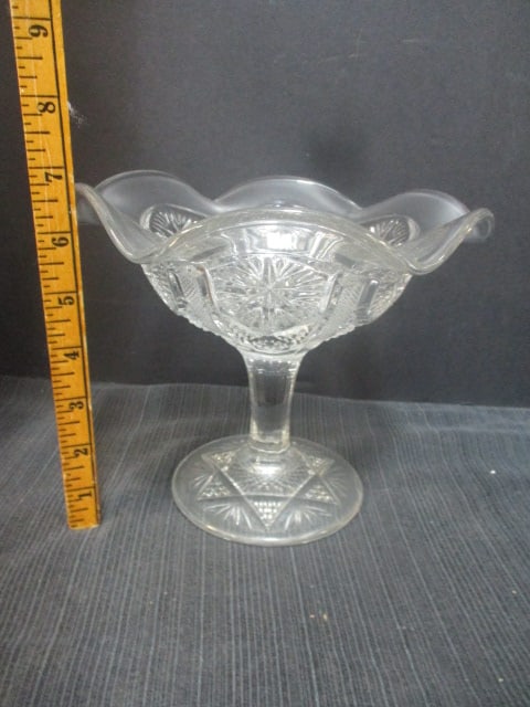 Imperial Glass Pedestal Compote - 4