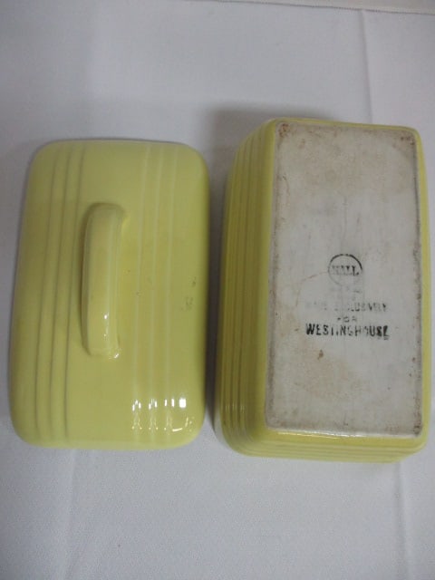 Hall's Yellow Covered Refrigerator Box #506-4 - 5